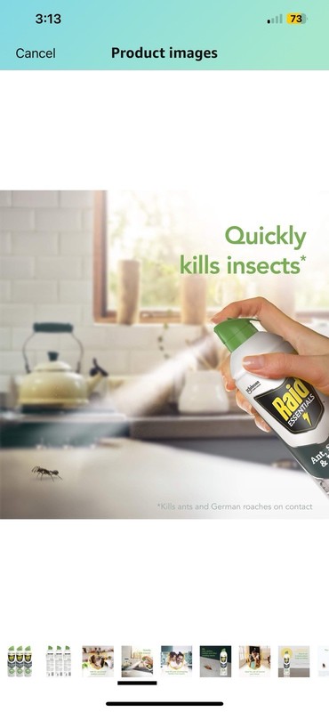 Pack of Raid Essentials Ant, Spider & Roach Killer 27 Aerosol Spray, 10 Oz( 3pc) gallery
