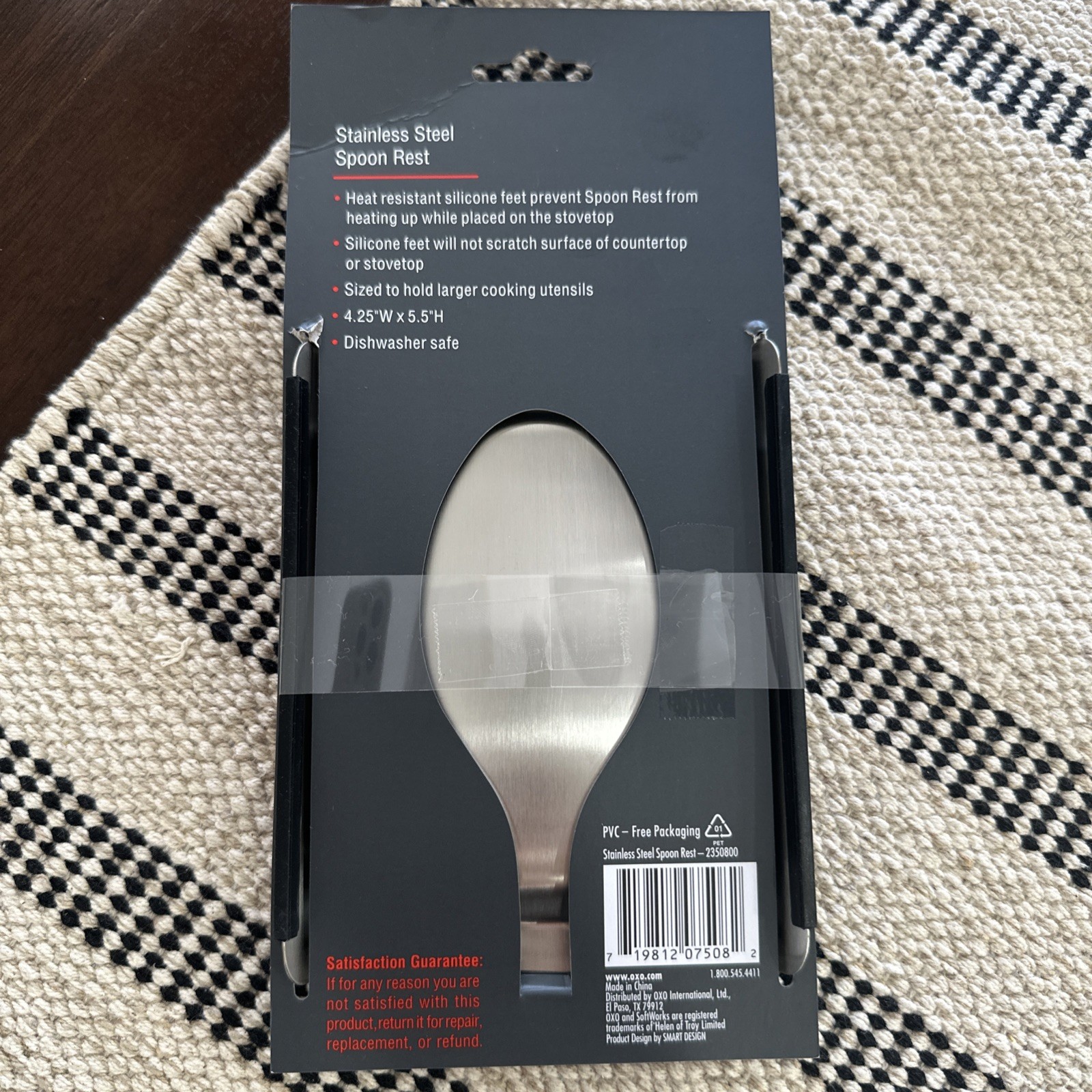 OXO soft works Spoon Rest, Stainless Steel Brand New gallery