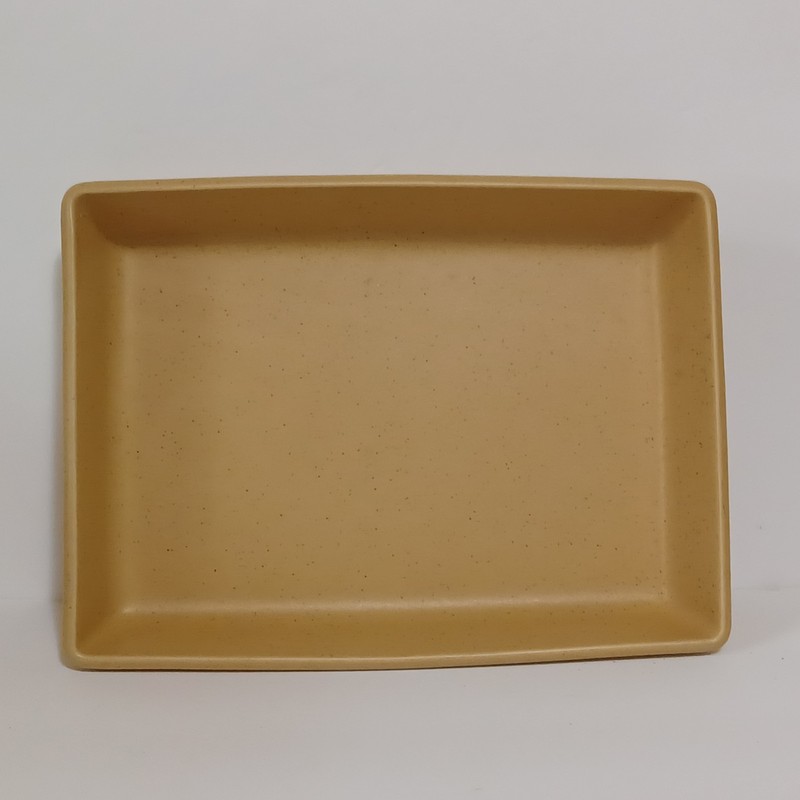 Calvin Klein 8x11in Rectangular Baking Dish In Khaki Collection, Sunflower gallery