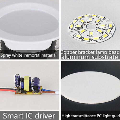 5W LED Ceiling Downlight Recessed Cabinet Spot Light Down Lamp with LED Driver gallery