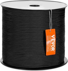 Vevor Double Braided Polyester Rope 3/4 In X 220 Ft 24 Strands 20000 Lbs