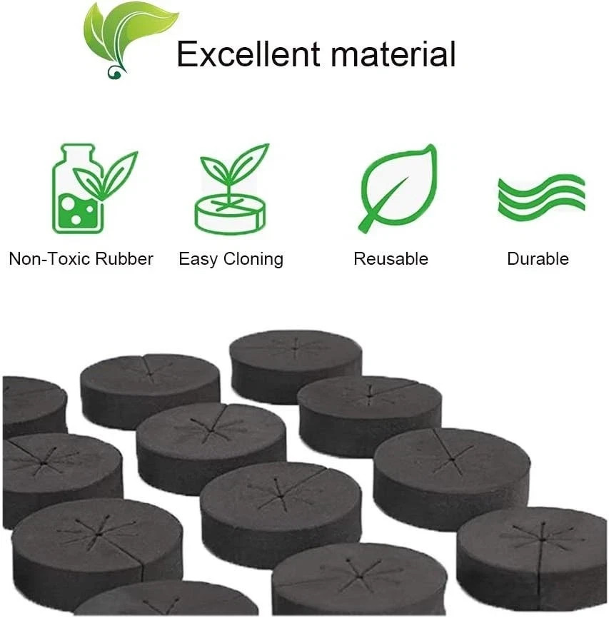 50 Pack 2 Inch Neoprene Cloning Collars DIY Foam Cloner Inserts for Net Pots gallery