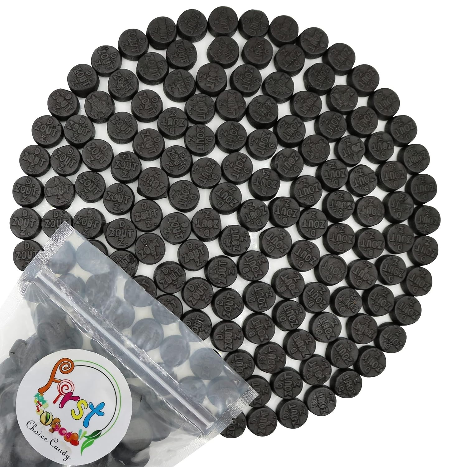 FirstChoiceCandy Black Licorice Bite Size Chewy Candy, Double Salt Licorice gallery