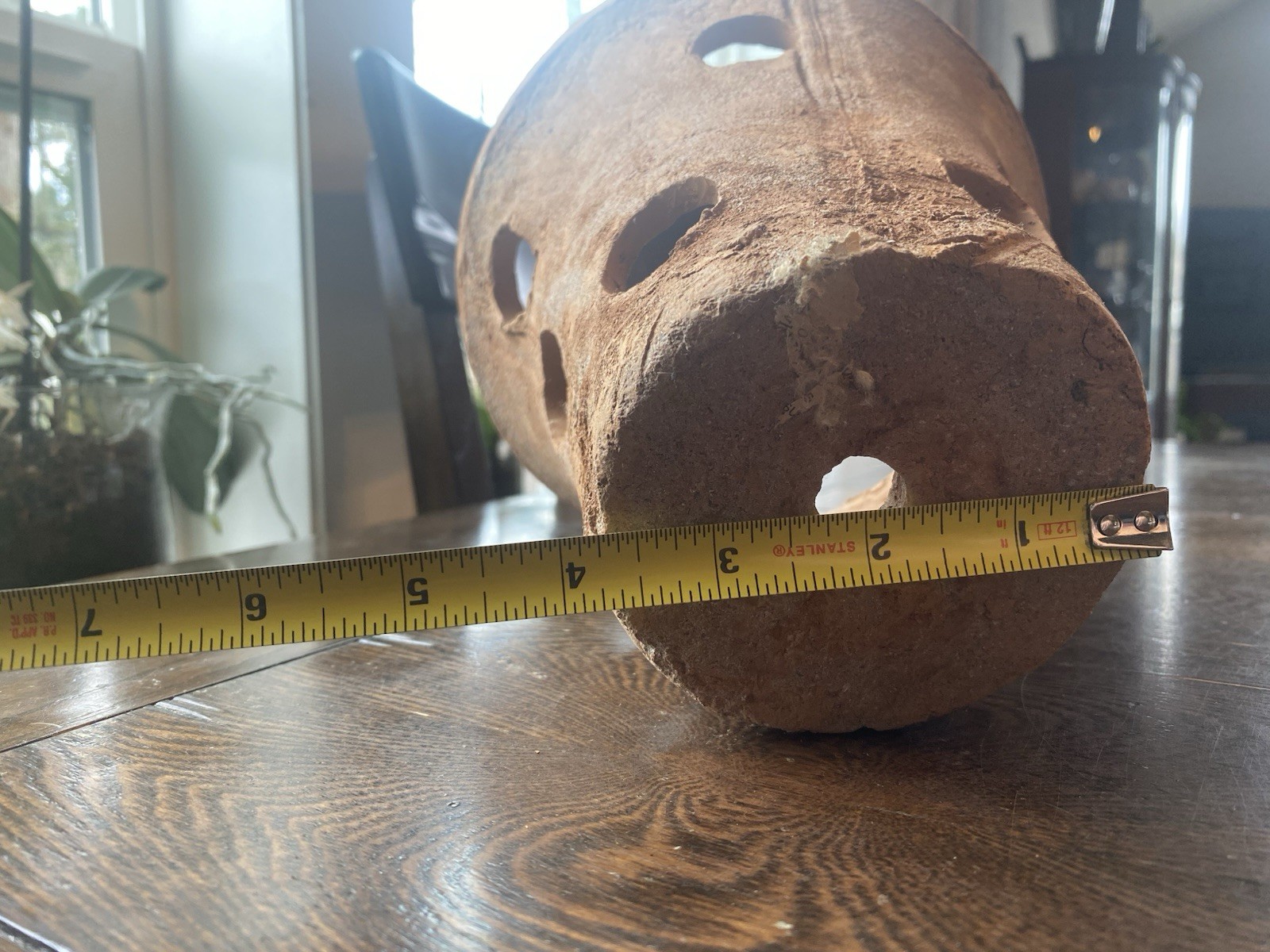 Rustic Handmade Terracotta Orchid Pot Large Cone Shape gallery
