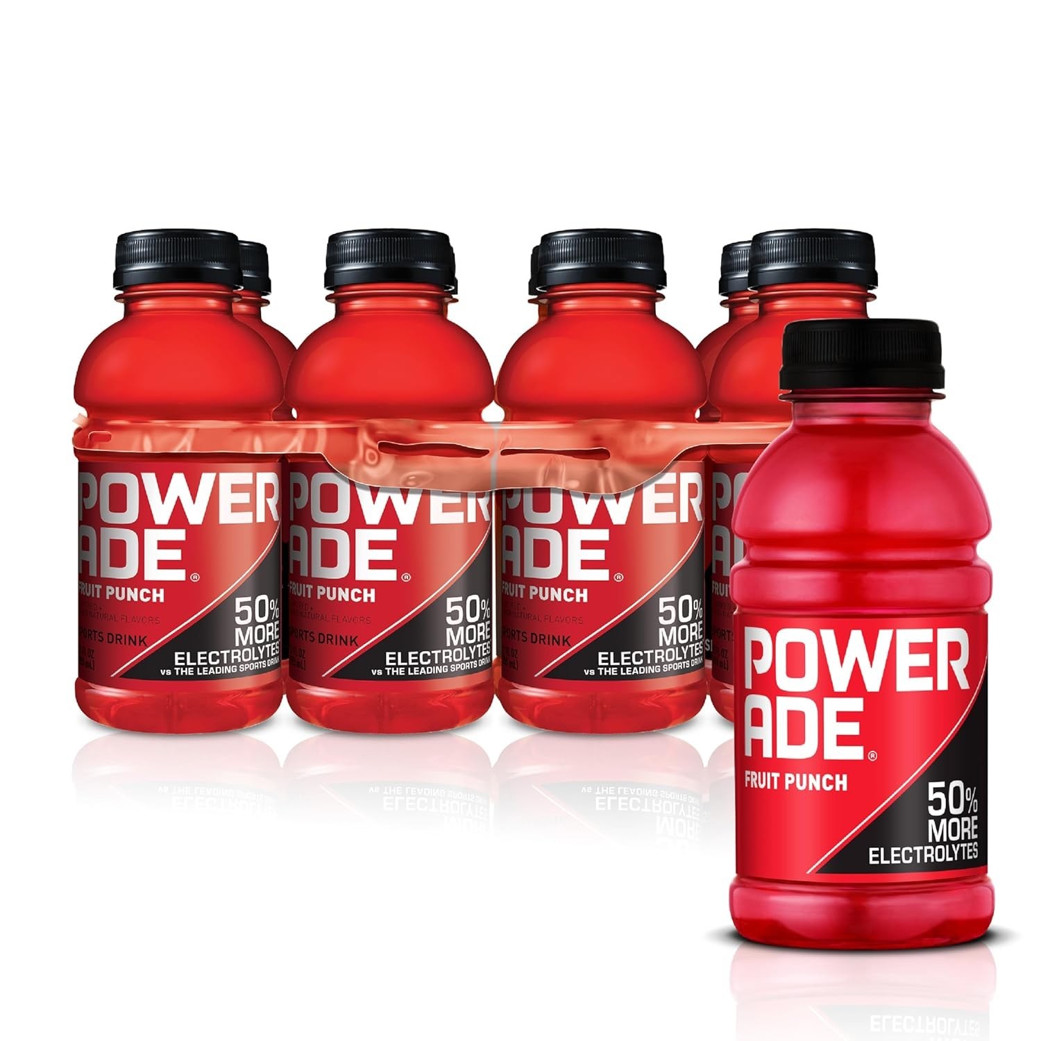 POWERADE Fruit Punch Bottles, 12 fl oz, 8 Pack gallery