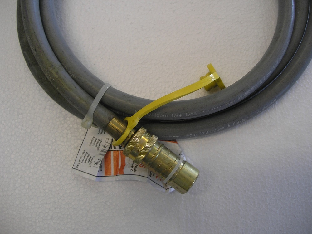 Natural Gas 3/8" Quick Disconnect Hose Kit 10 Feet Gas Grills **Cosmetic Flaw*** gallery