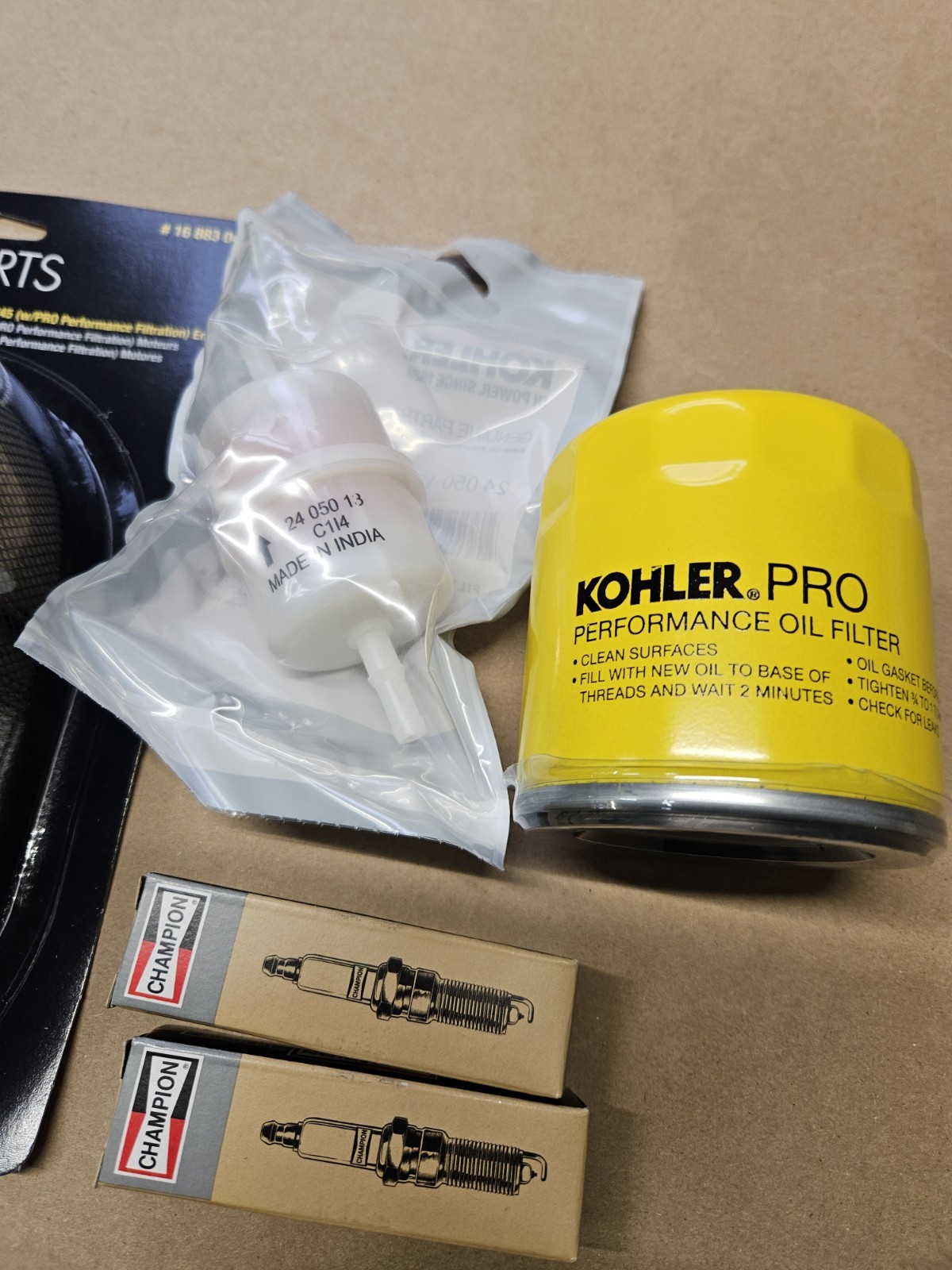 Tune Up Maintenance Service Kit Filters for Hustler Raptor Kohler PRO Filtration gallery