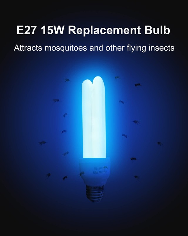 Dichroma E27 15W U Type Replacement Bulb 2 Count (Pack of 1), Daylight White gallery