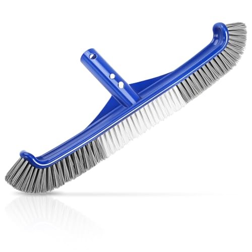 Pool Head, 17" Pooles for Cleaning Pool Walls, Curved Ends High Large Brush gallery