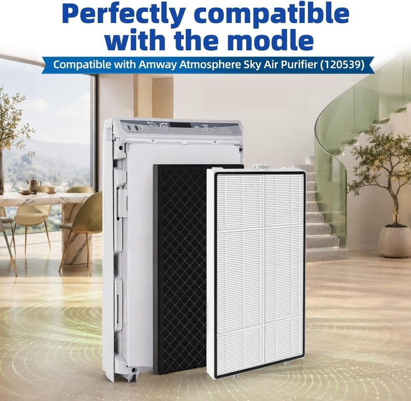 120539 Replacement Filter Compatible Amway Atmosphere Sky Air Purifier 5 Pieces gallery