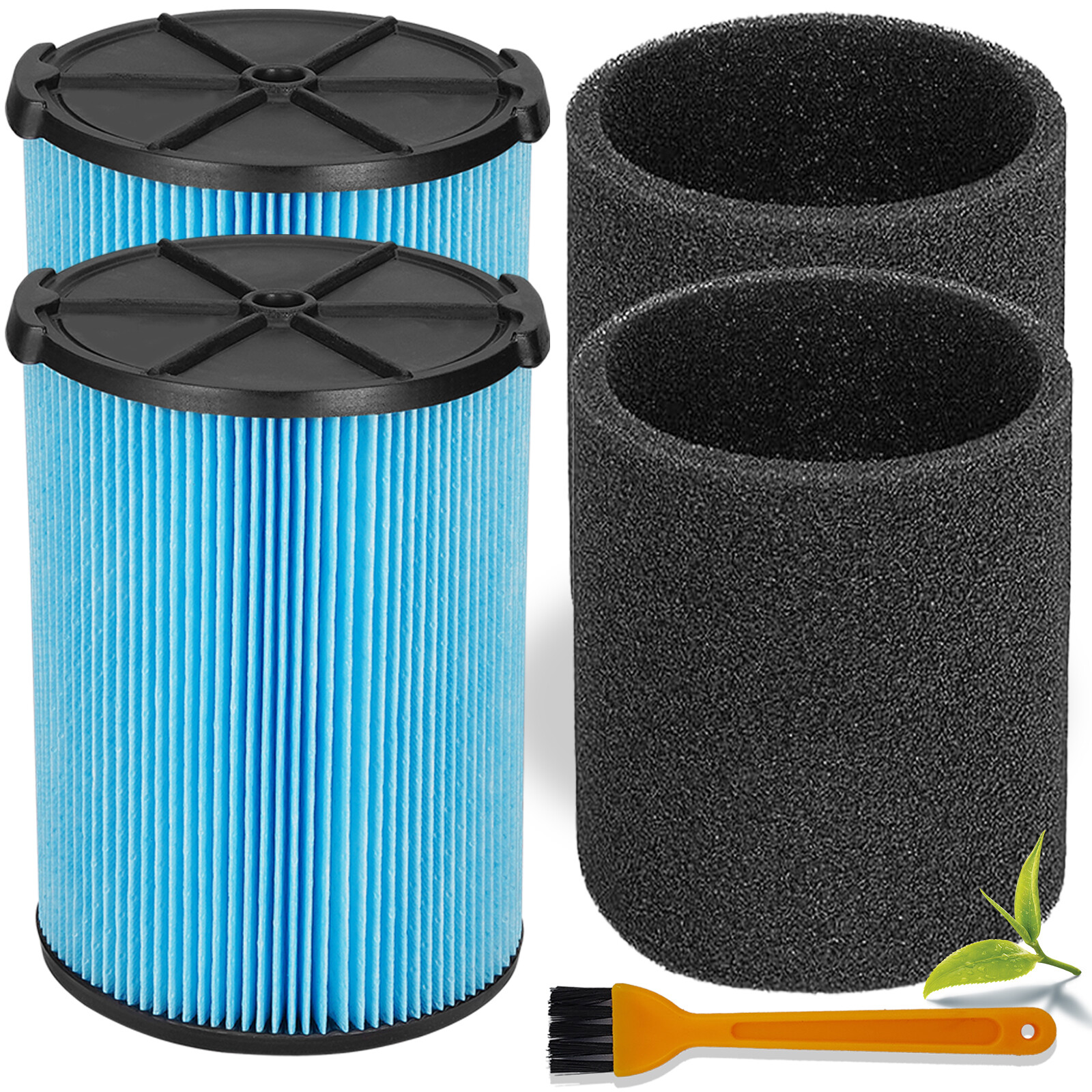 2 Pack VF5000 Vacuum filter For Wet/Dry RIDGID Shop Vac 3 Layer 5-20 Gallon gallery