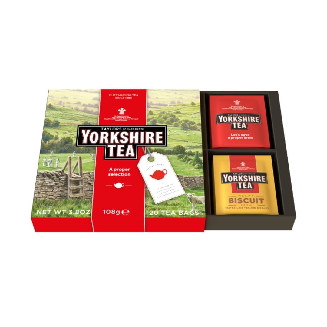 Assorted Teas Sampler, Variety Gift Box, Individually Wrapped Bags, 20 Count ... gallery