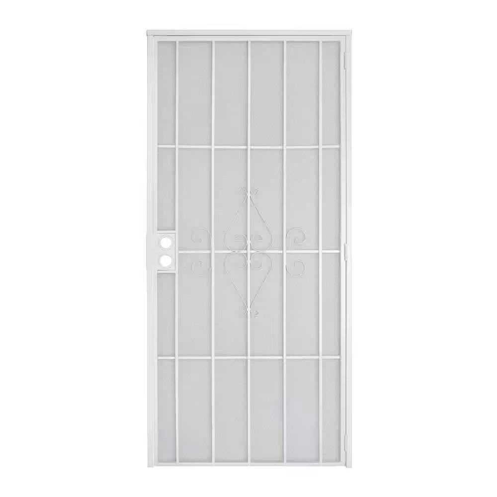 Sentinel 36 In. X 80 In. Universal/Reversible White Steel Surface Mount Security gallery