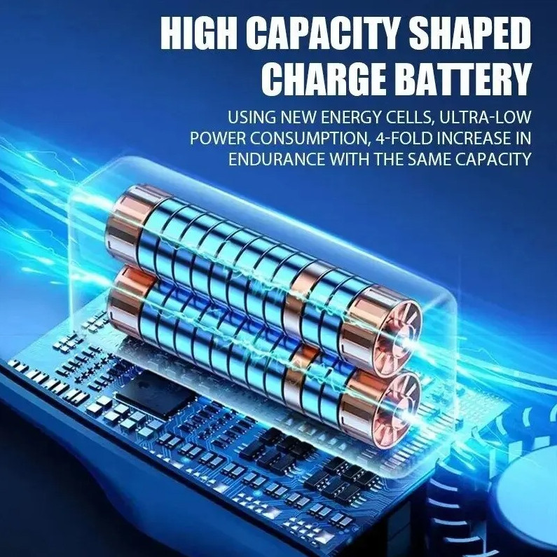 1 pc Portable Neck Fan 5200mAh Rechargeable Bladeless 4 Speed gallery