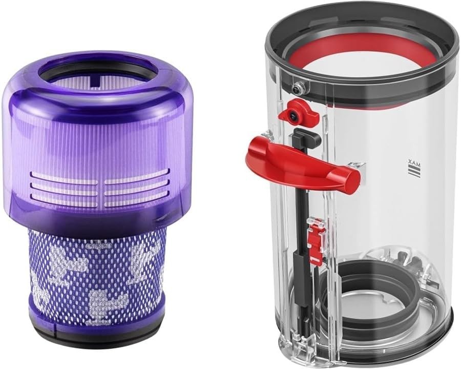 Upgraded Canister + Vacuum Cleaner Dust Cup Bin Replace for Dyson V11 SV14 gallery