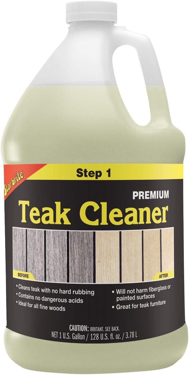 Teak Cleaner - Restore, Renew & Refresh Old Weathered Gray Teak Furniture & O... gallery