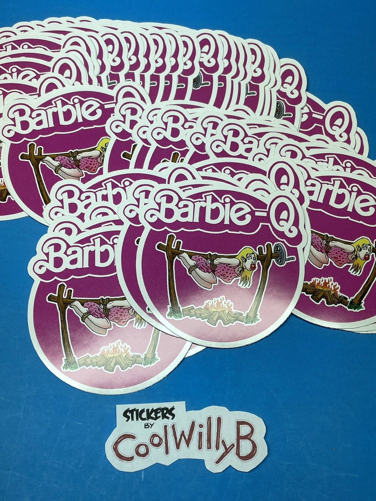Barbie-Q Funny Unique Vinyl Sticker Decal! Waterproof & Fade Resistant! 😎 Look! gallery