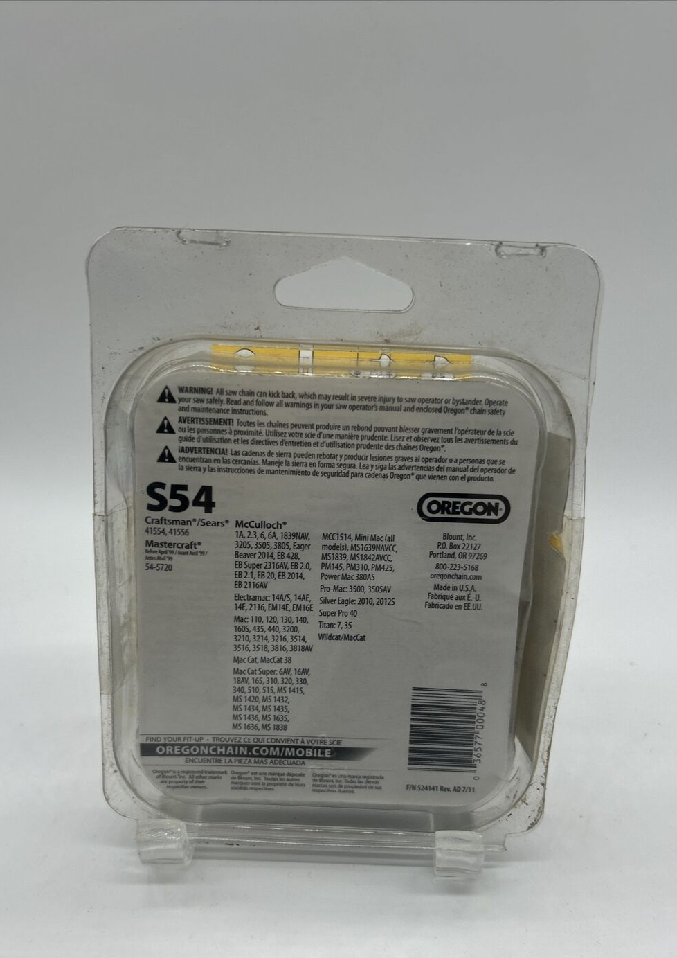 Oregon S54 16 In. Chainsaw Chain gallery