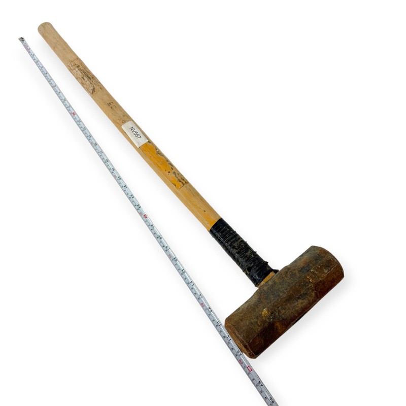 36 in Engineering Double Faced Hammer, Steel 7,5 in Head, Wood Handle gallery