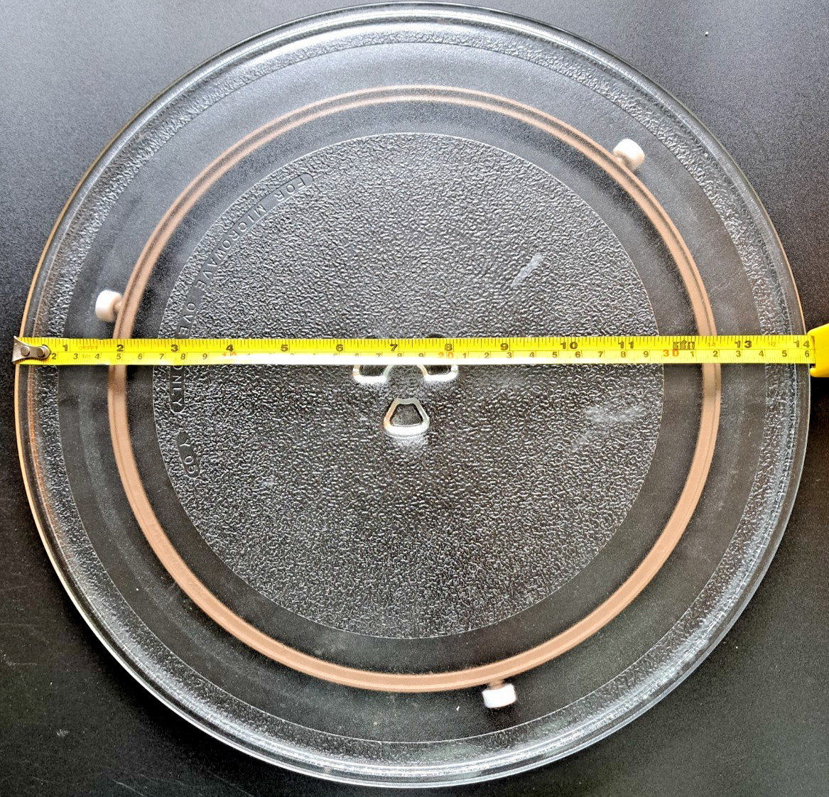 14 1/8" Kenmore Microwave Glass Turntable Tray / Plate MJS47373304 W/Roller gallery