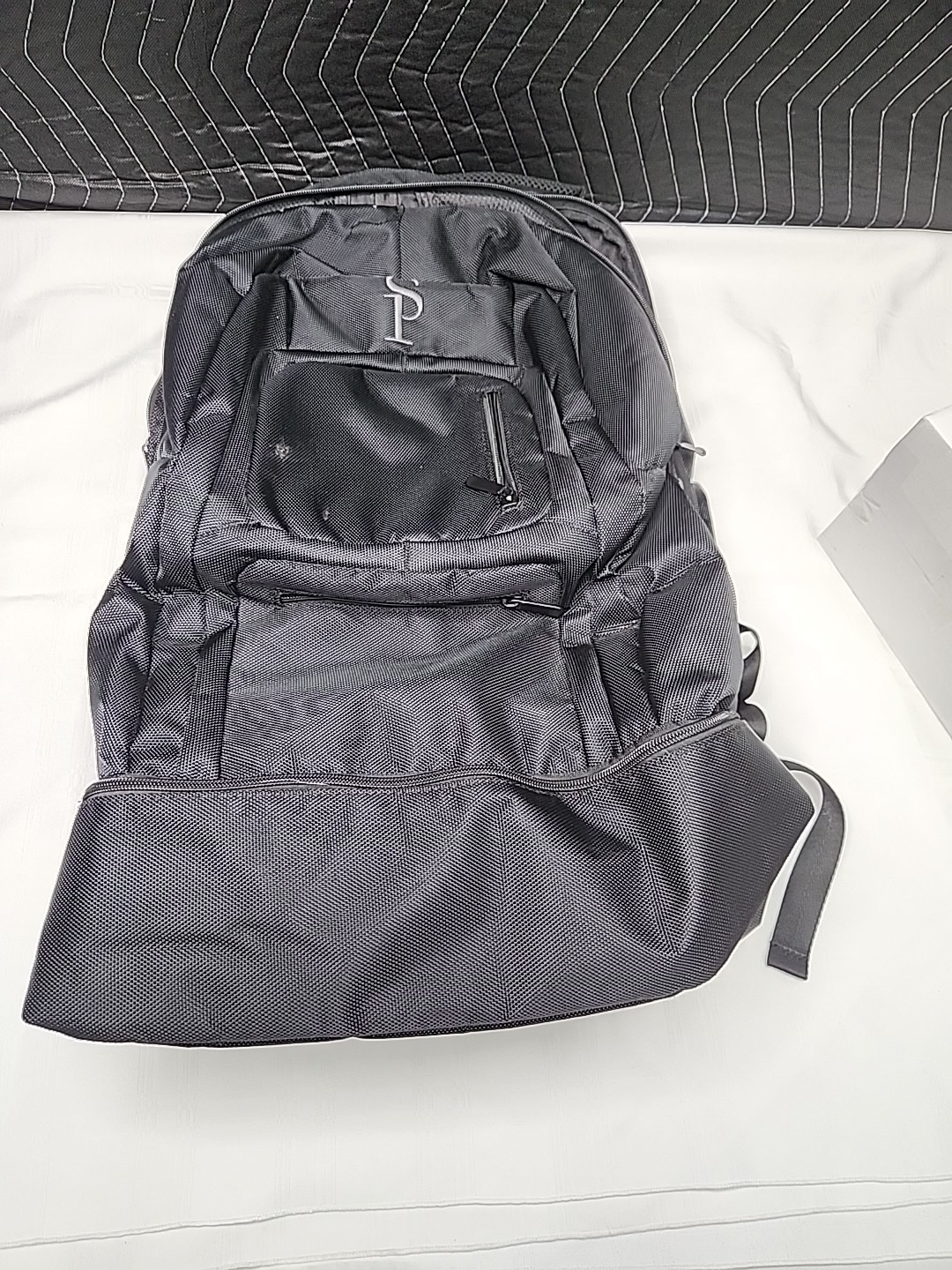 SP Black Backpack /lots Of Space 