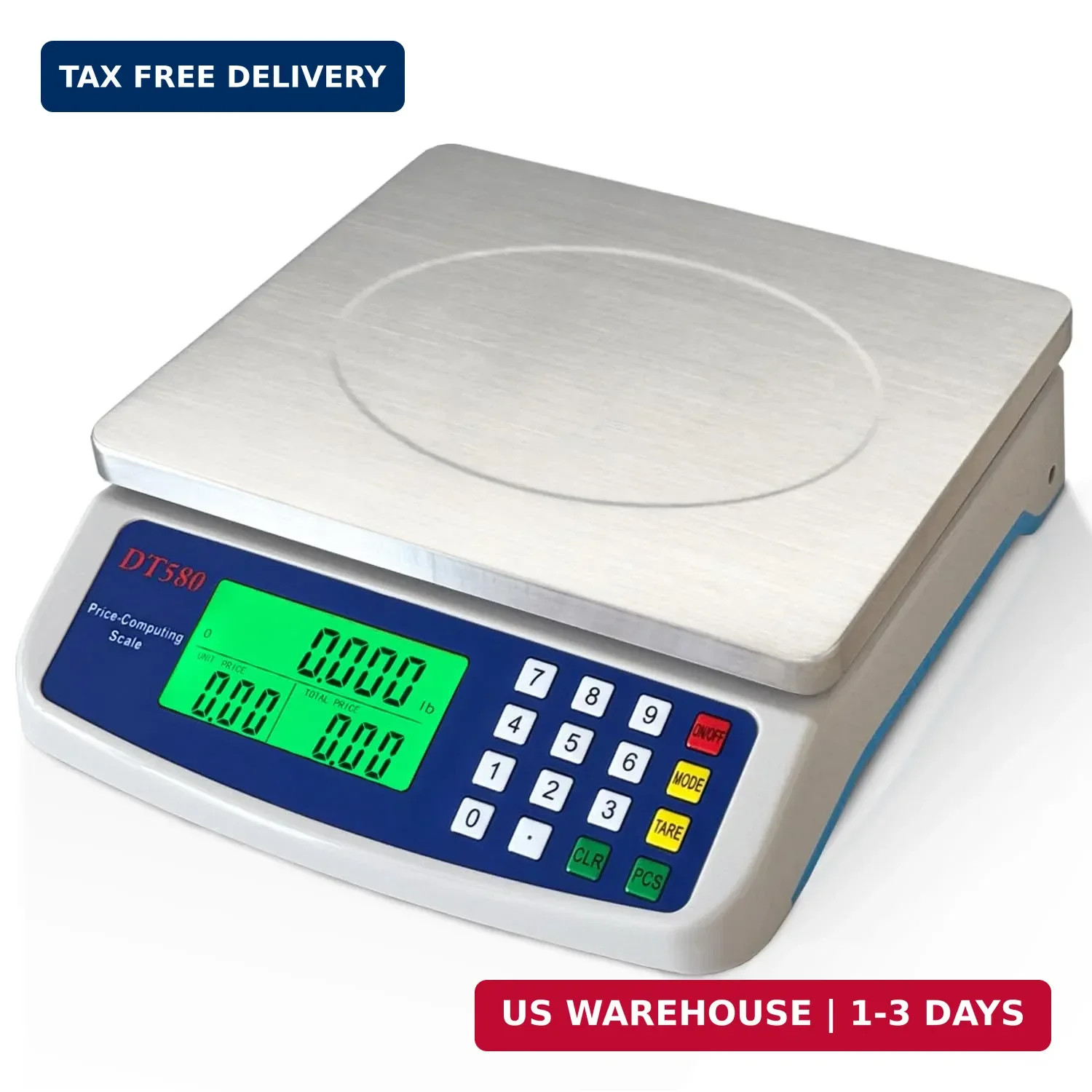 Large Digital Kitchen Scale 40kg/88lb Stainless Steel Price Computing Scale Coun gallery