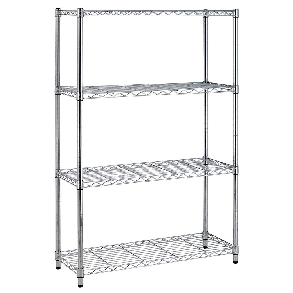 BestOffice Adjustable Wire Shelving Storage Shelves Heavy Duty Shelving Unit for gallery