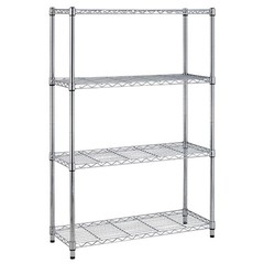 BestOffice Adjustable Wire Shelving Storage Shelves Heavy Duty Shelving Unit for