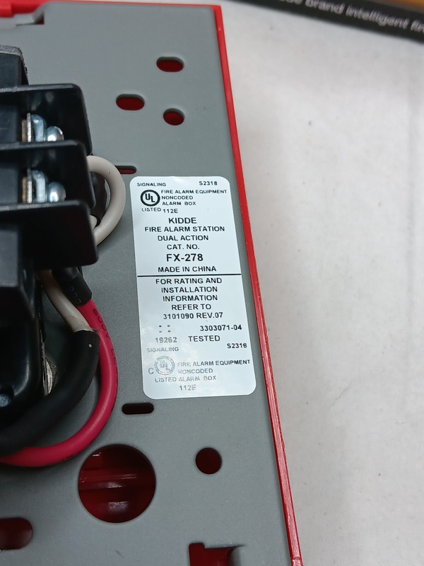 FX-278 KIDDE Manual Pull Station gallery