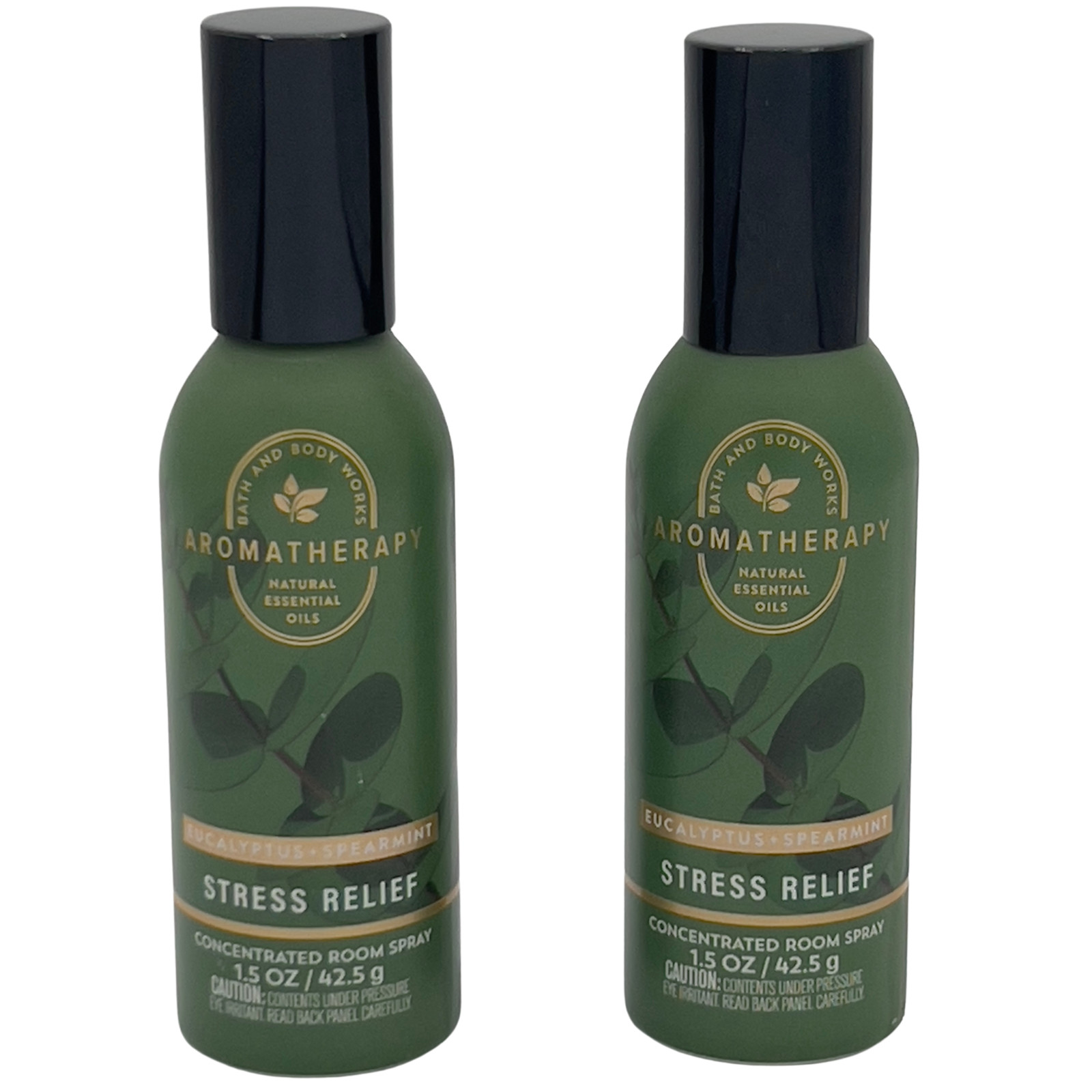 2 Bath & Body Works Stress Relief Eucalyptus Spearmint Concentrated Room Spray gallery