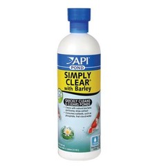 API Pond Care Simply Clear With Barely 16 oz. Fast Acting Benifical Bacteria