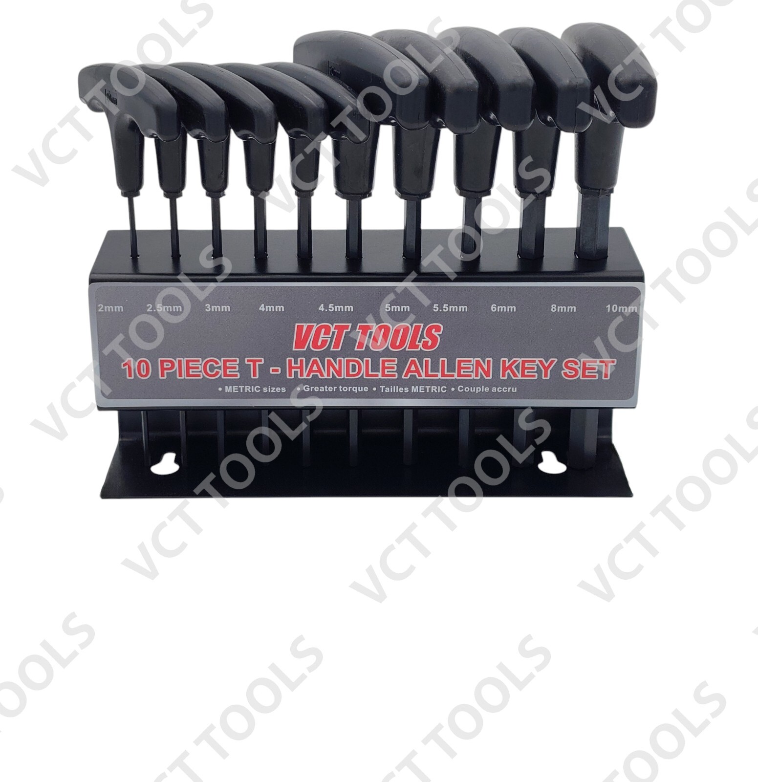 10PC T Handle Allen Wrench Hex Key Set SAE Standard w/Storage Holder 3/32-3/8 gallery