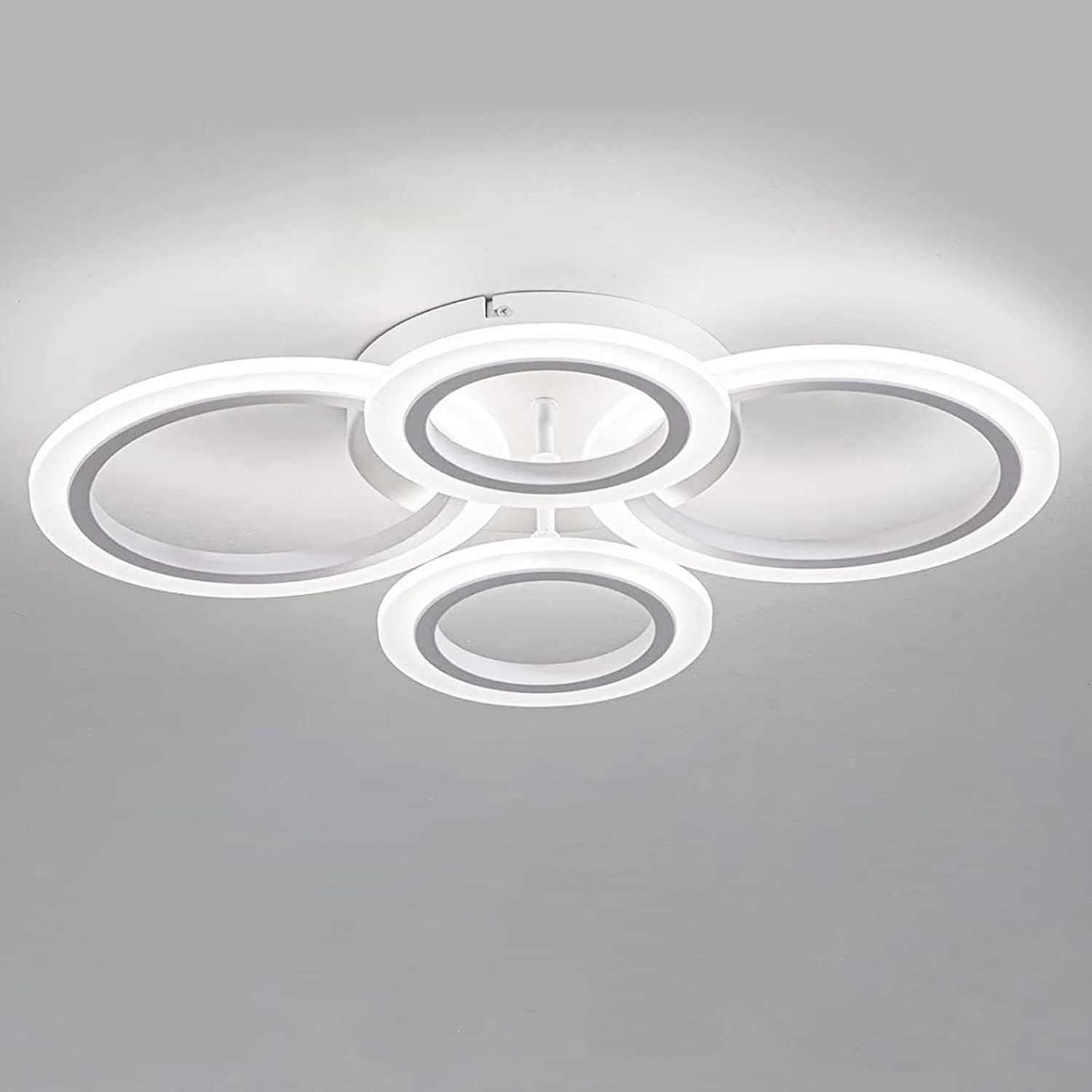 Shine LUEST 34W LED Ceiling Light with Remote, 3000-6000K Dimmable Modern Flush gallery