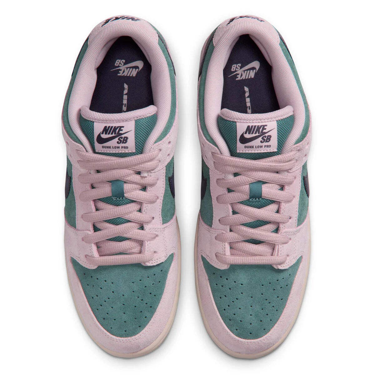 Nike SB Dunk Low Pro Skateboard Shoes (Mineral Slate/Dark Raisin/Particle Rose) gallery