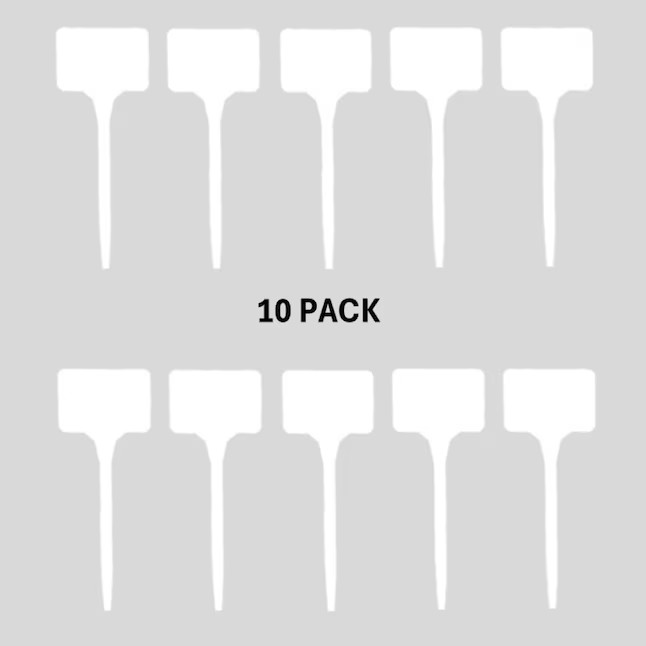 5-in White plastic Plastic Traditional Sign 10 ct gallery