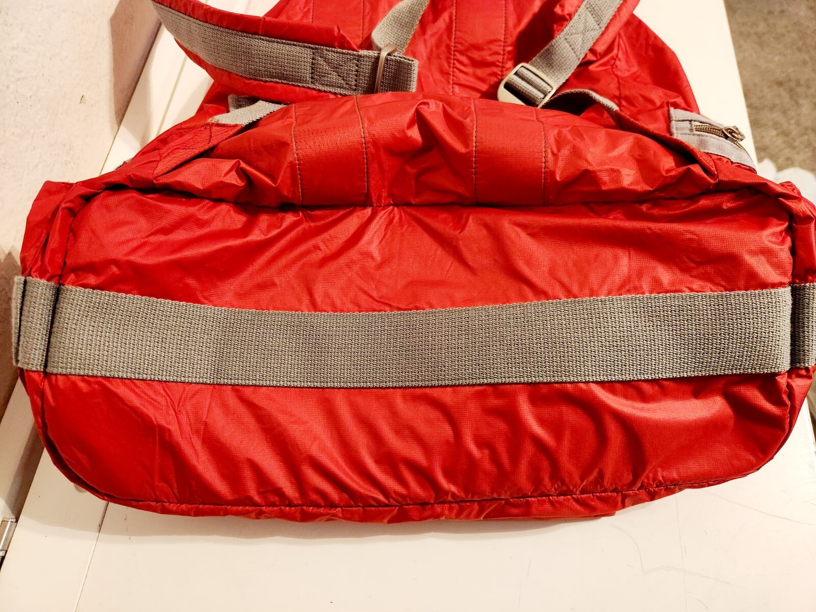 LeSportsac Essential 3 Zip Voyager Backpack-Red 5