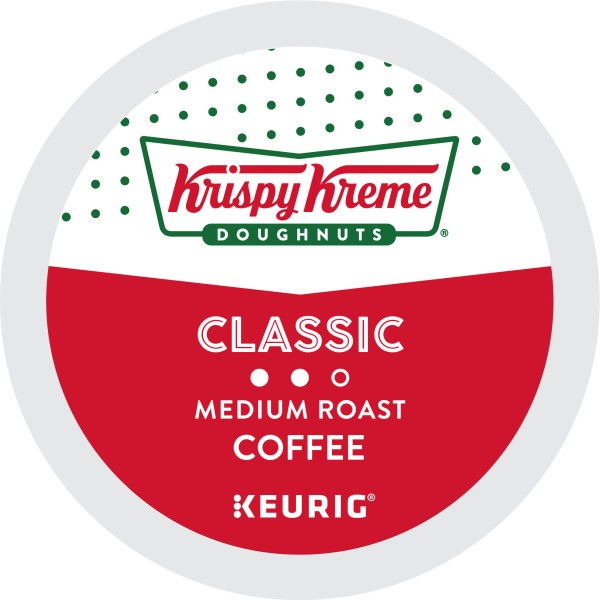 Krispy Kreme Doughnuts, Classic, K-Cup Pods, Medium Roast Coffee, 96 Count gallery
