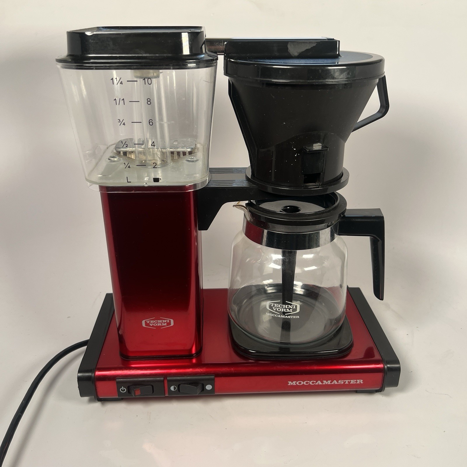 Technivorm Moccamaster KBGV59617 Candy Apple Red Coffee Maker CRACKED WATER TANK gallery