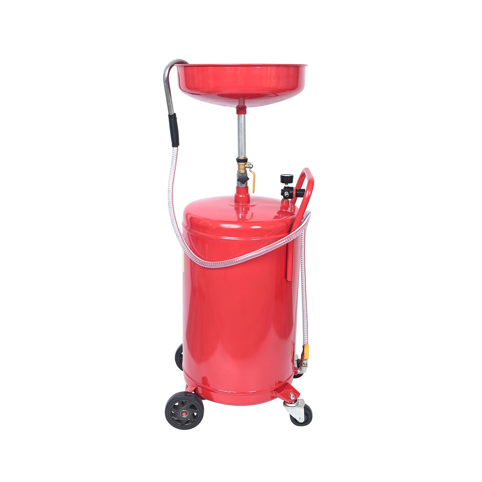 Aain Portable Oil Drain Container,20 Gallon Waste Oil Drain Tank,Air Operated... gallery