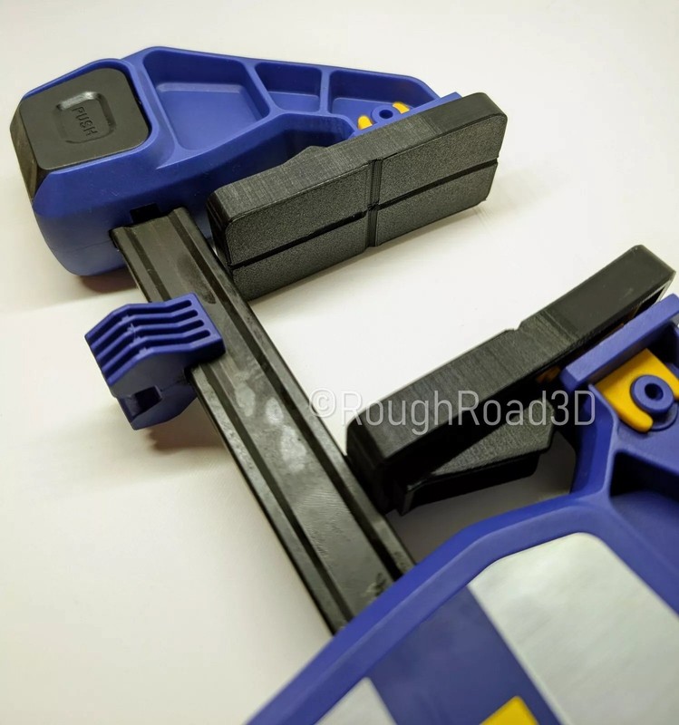 Irwin Replacement Quick Grip Jaw Pads for Heavy-Duty 600 lb Bar Clamps (2 pack) gallery