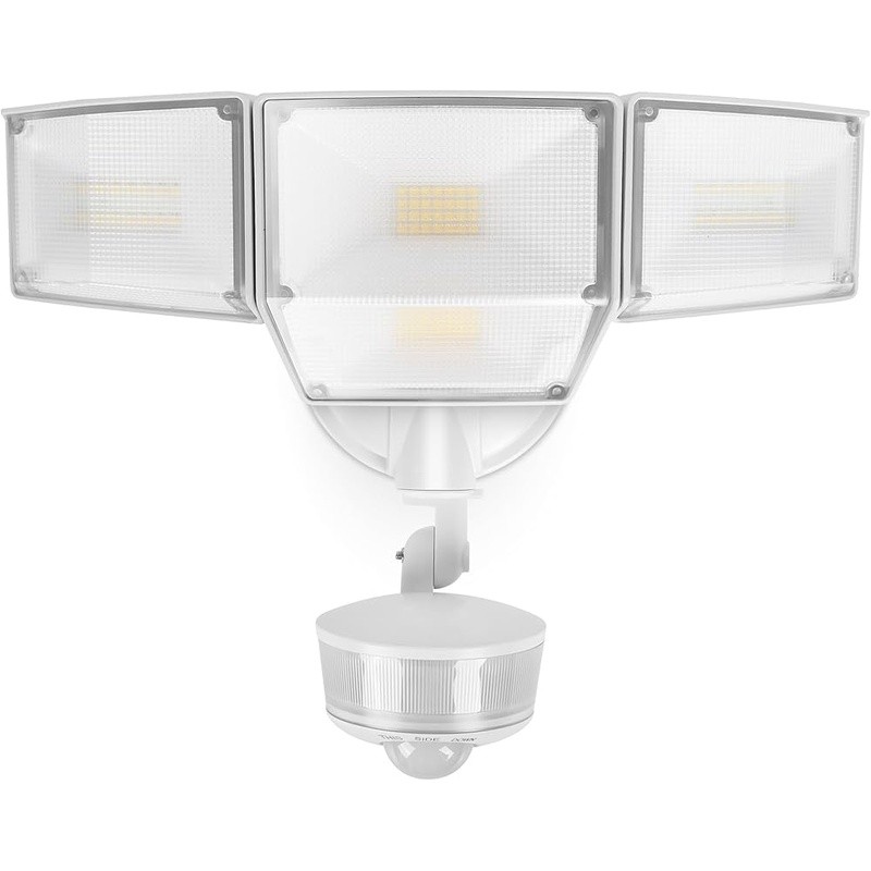 9500LM 4-Head Motion Sensor Flood Light Waterproof Outdoor Security Lighting New gallery