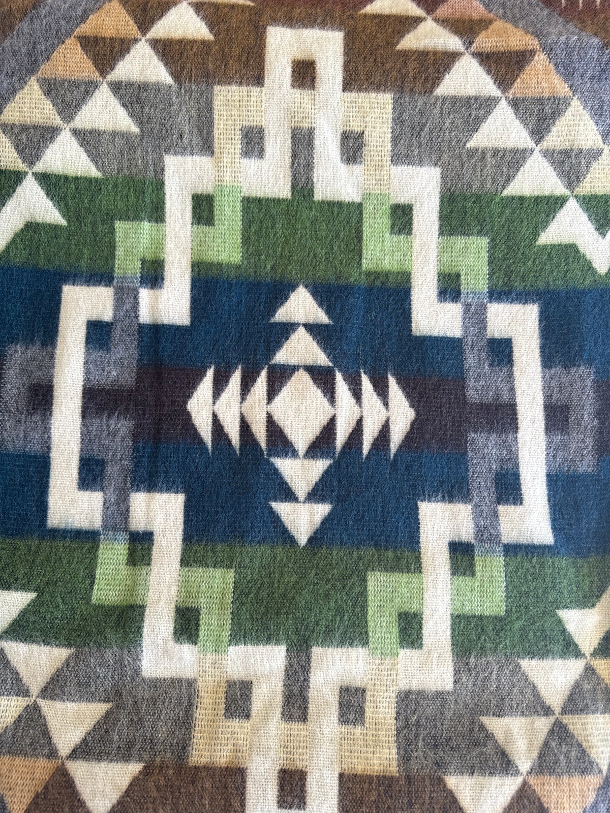Alpaca Blanket - Cozy Colorful Native Pattern Throw - Made in Ecuador - 202620 gallery
