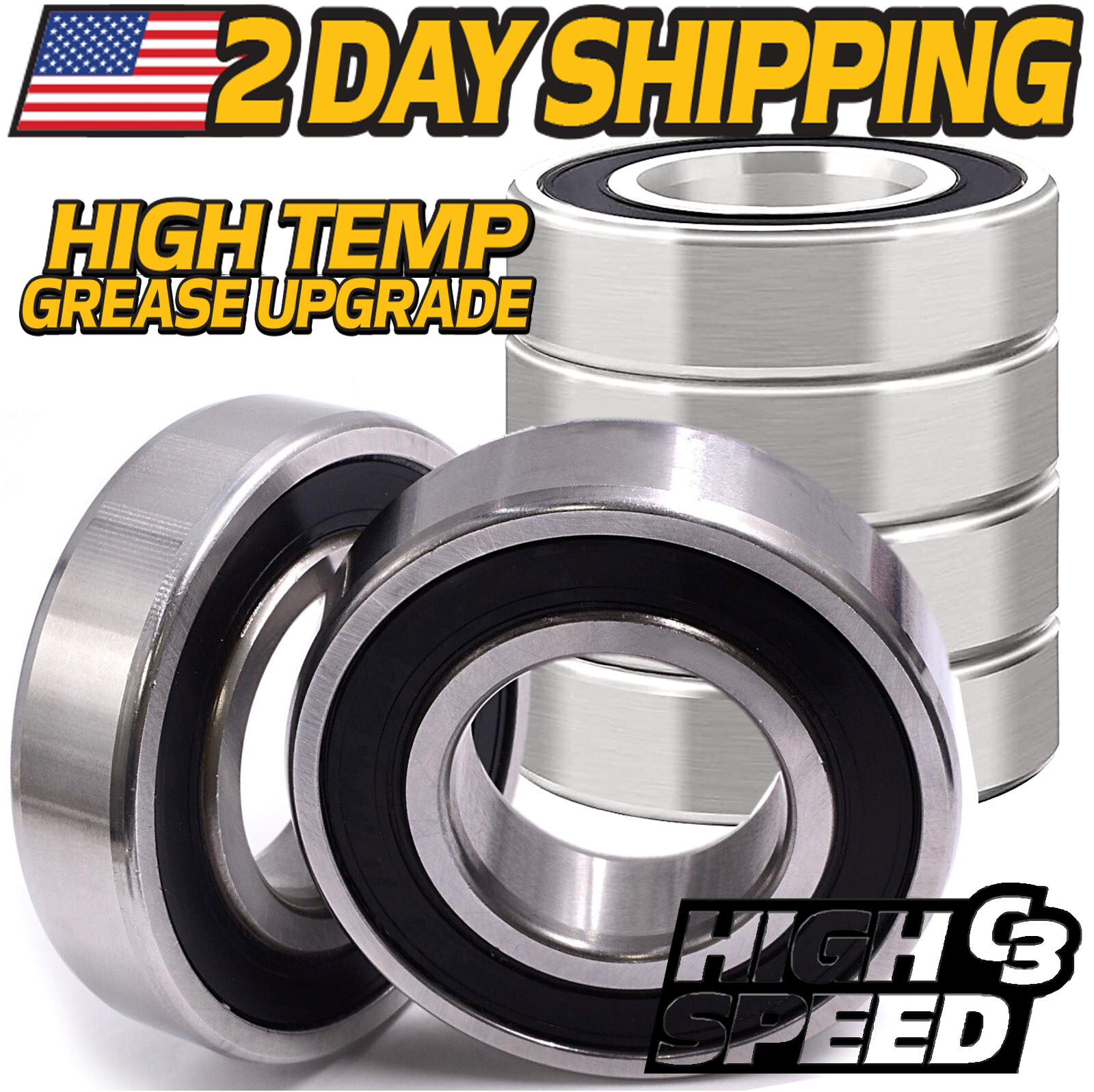 (6 Pk) Spindle Rebuild Kit fits Hustler 607418 601804 Sport Raptor BigDog R & C gallery