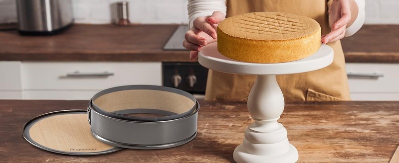 Silicone Baking Mat for Springform Pan 9 inch, Prevent cake from Stiing gallery