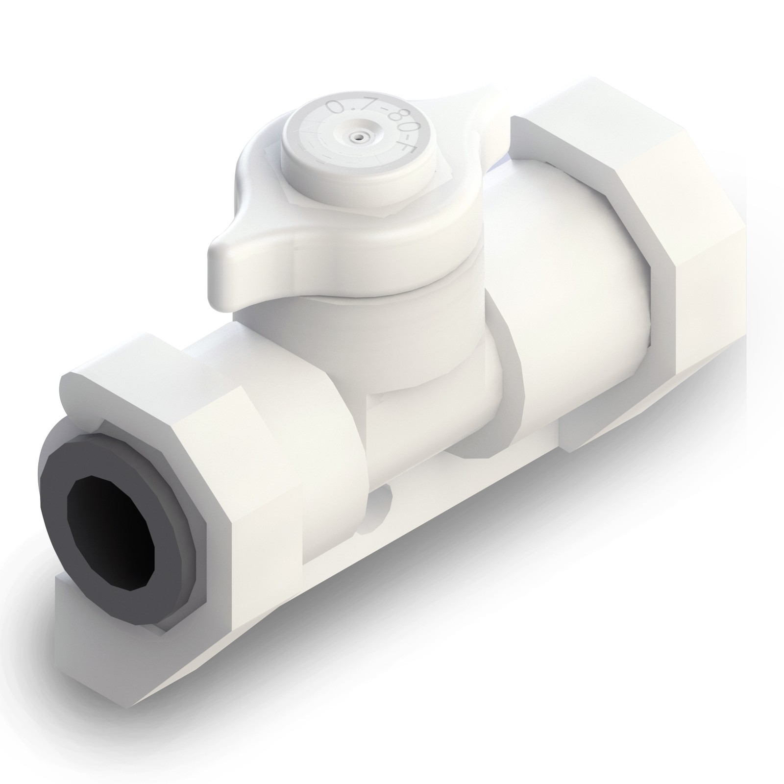 Misting Nozzle Tee Assembly 3/8" Push-in with Poly Filter 1GPH 5 Pack gallery