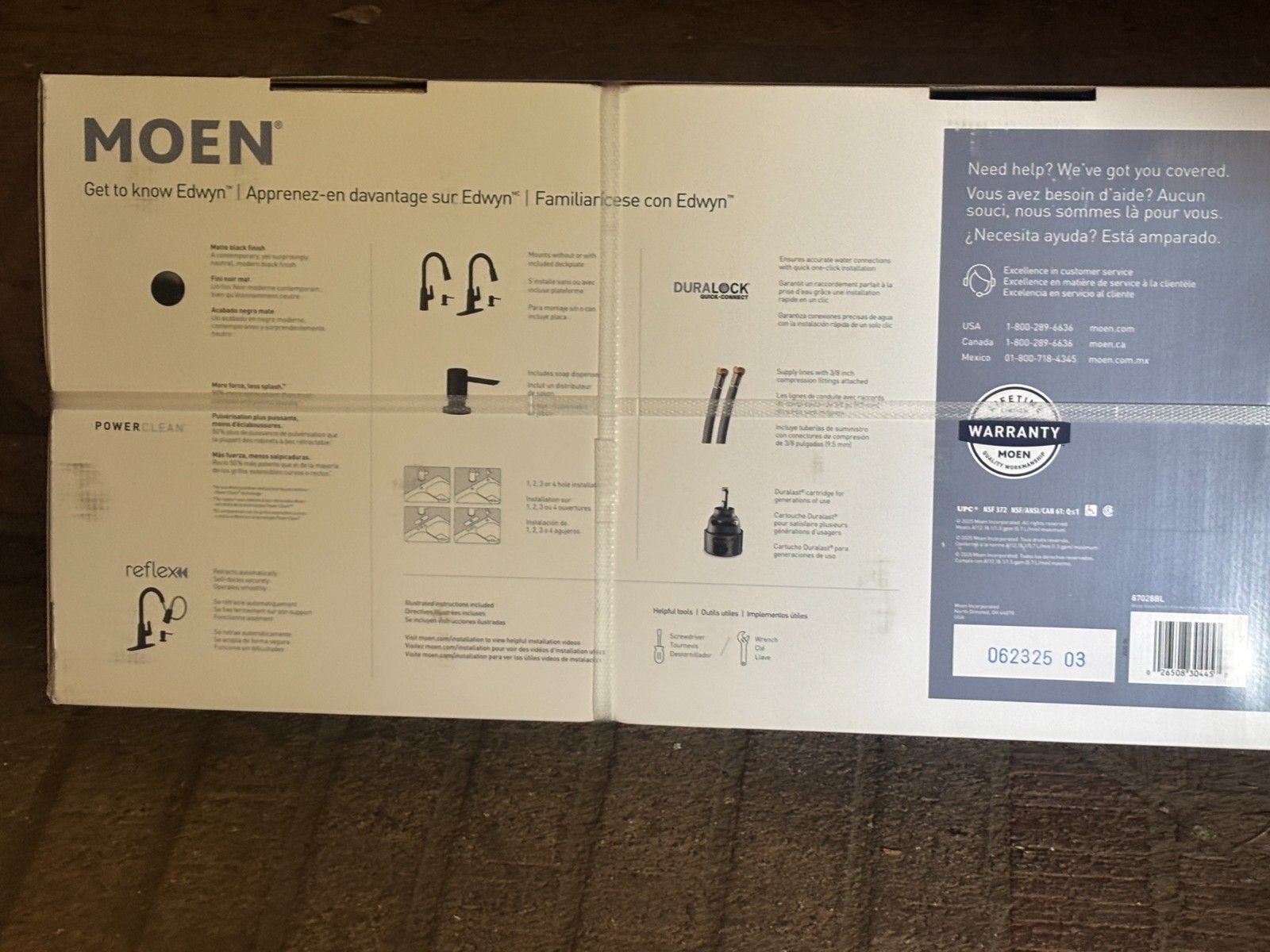 Moen 87028BL Edwyn One-Handle High Arc Pulldown Kitchen Faucet - Matte Black gallery