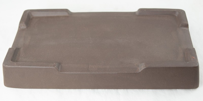 Rectangular Zisha Suiban Tray for Bonsai Tree and Suiseki Rock 9"X 5.25"X 1.25" gallery