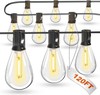 120FT LED Outdoor String Lights with 30+2 Edison Shatterproof Waterproof Bulb... gallery