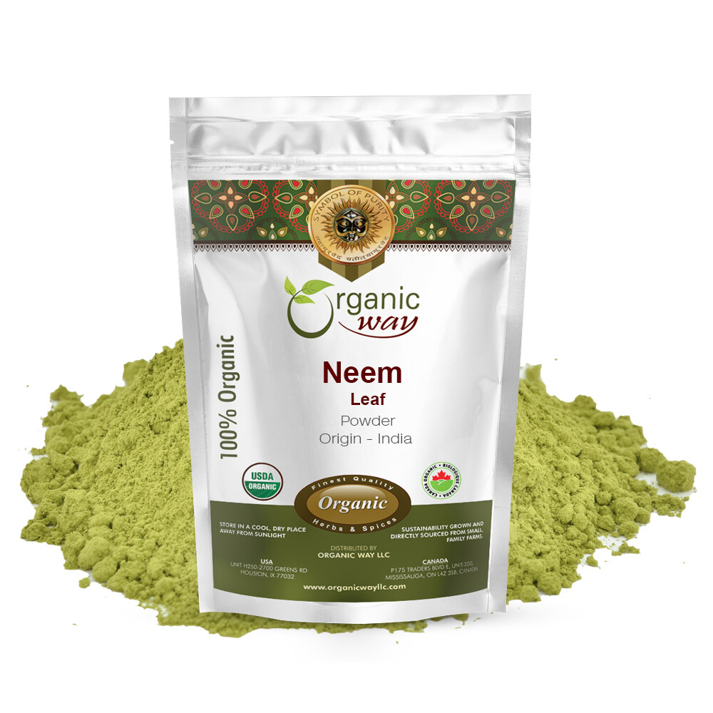 Organic Way Neem Leaf Powder - Organic, Kosher & USDA Certified gallery