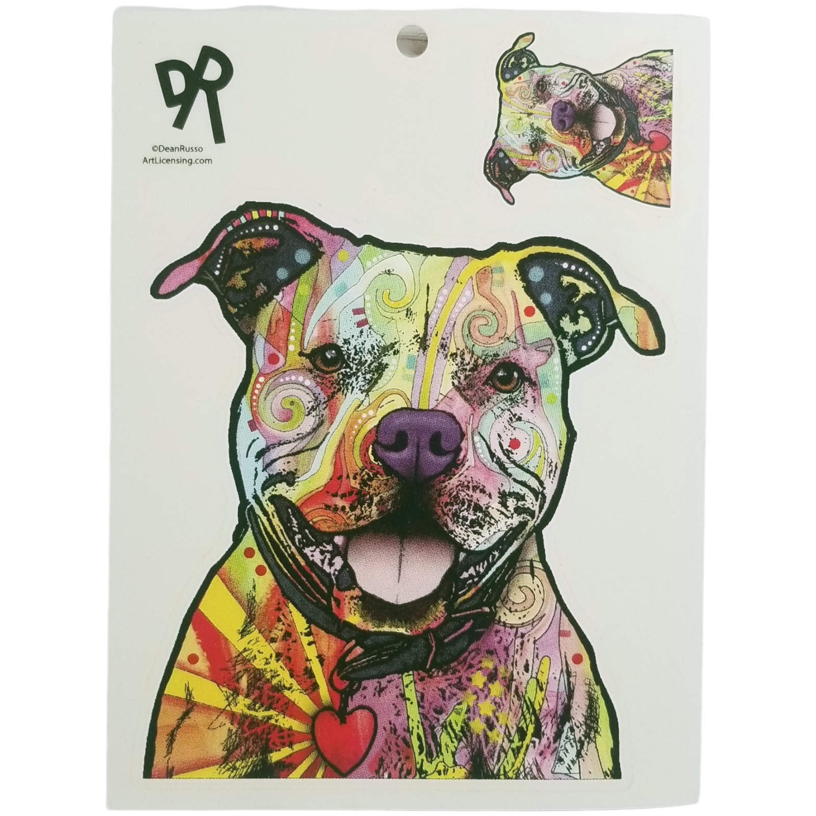 EnjoyIt Dean Russo Car Sticker 22006CS Art Licensing Friendly Colorful Dog Bully gallery